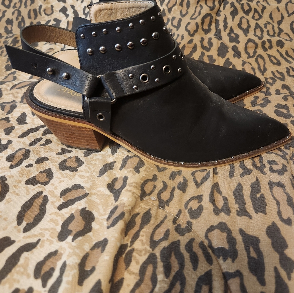Black ARiderGirl Studded Bootie